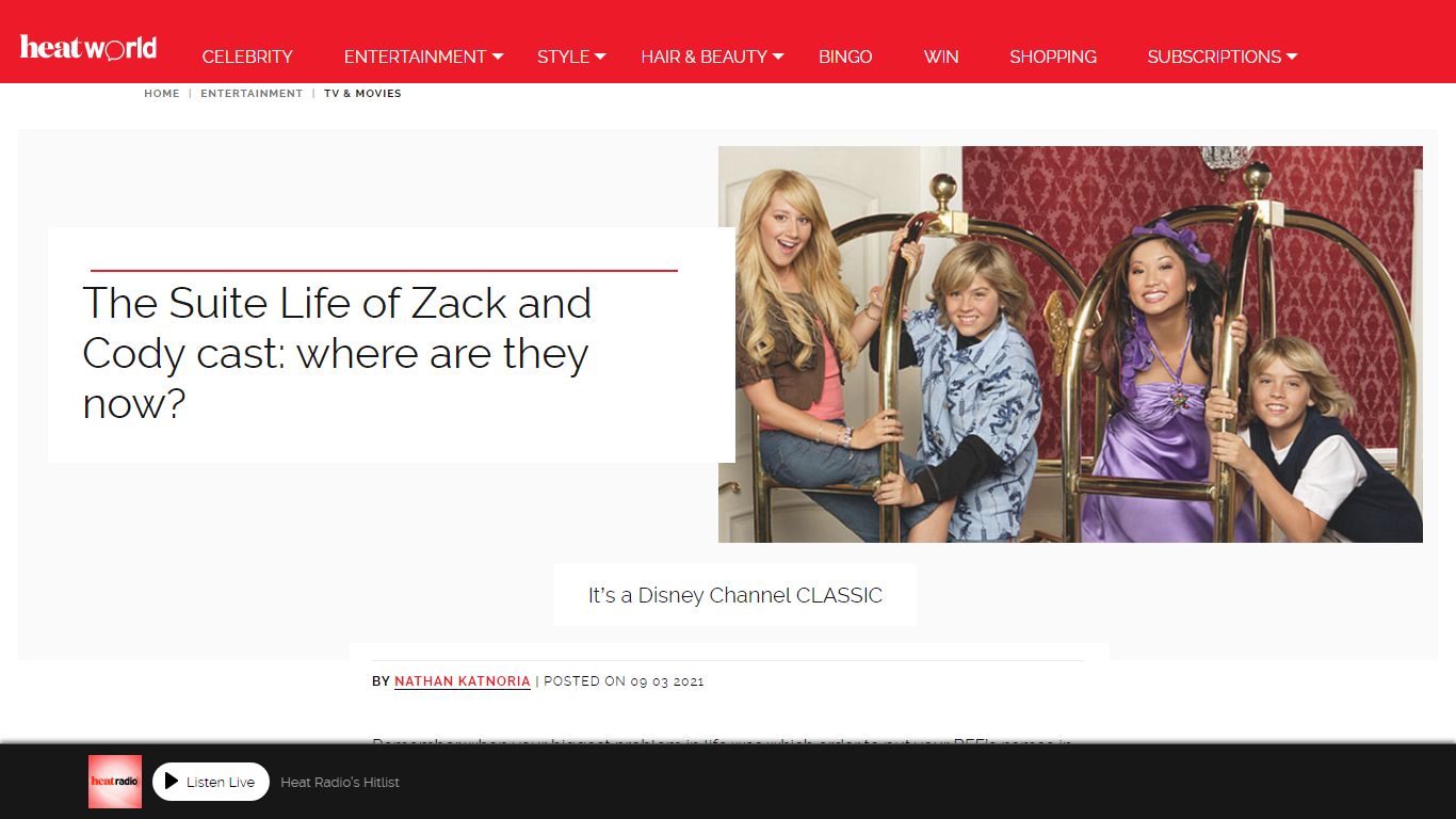 The Suite Life of Zack and Cody cast: where are they now? - Heat